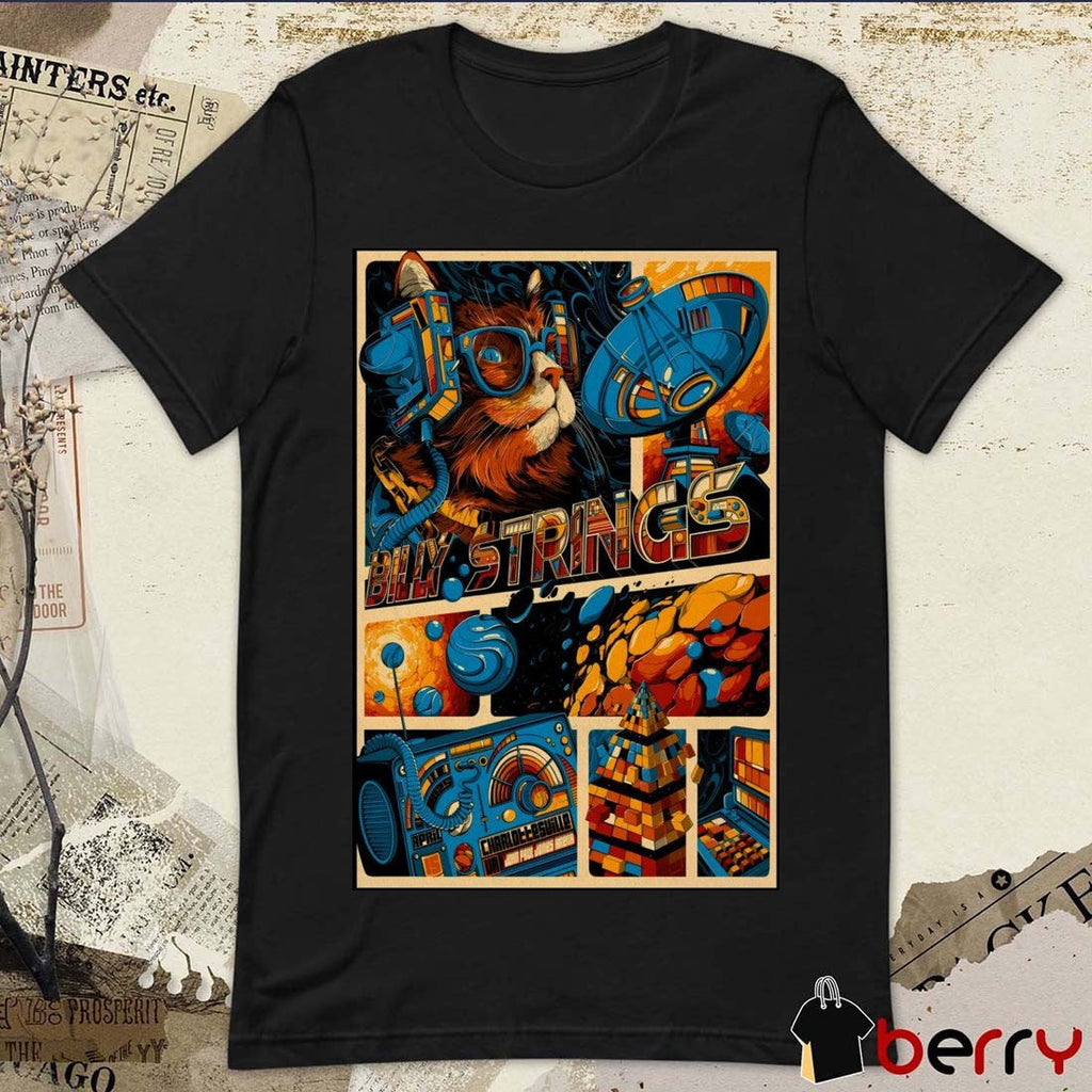 Poster Billy Strings John Paul Jones Arena Charlottesville VA April 15 2025 Tour t-shirt
