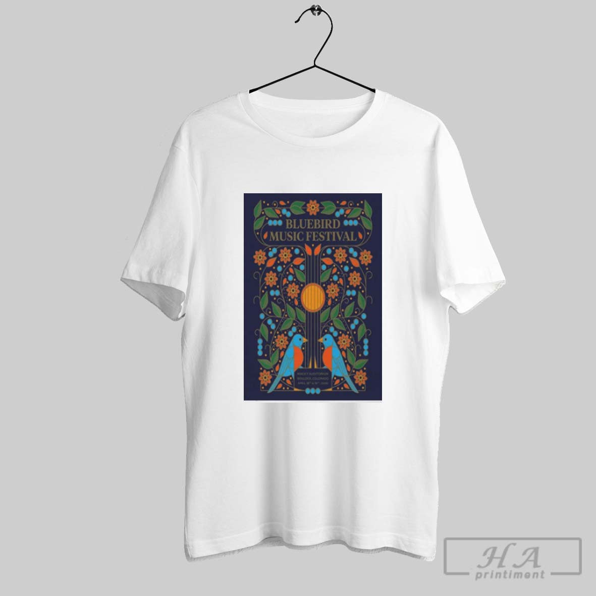 Official Poster Bluebird Music Festival Macky Auditorium April 18 19 2026 Boulder Colorado