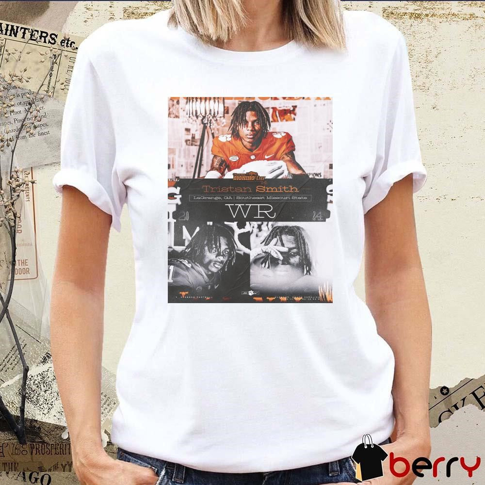 Poster Clemson Tigers Tristan Smith 2024 National Signing Day Southeast Missouri State t-shirt