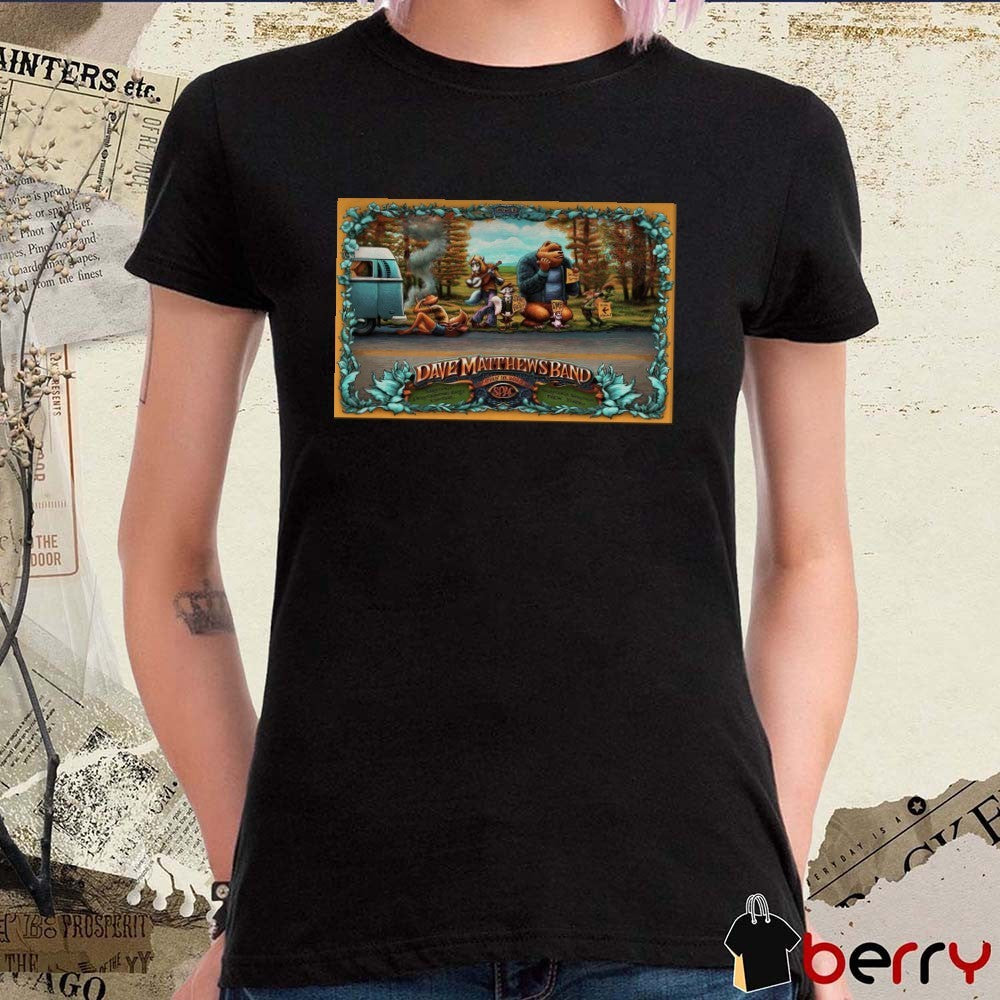 Poster Dave Matthews Band July 18 2025 Saratoga Performing Arts Center in Saratoga Springs NY Tour t-shirt