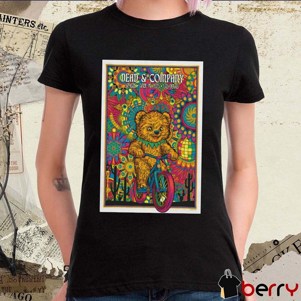 Poster Dead & Company April 19 2025 Sphere Las Vegas Nevada t-shirt