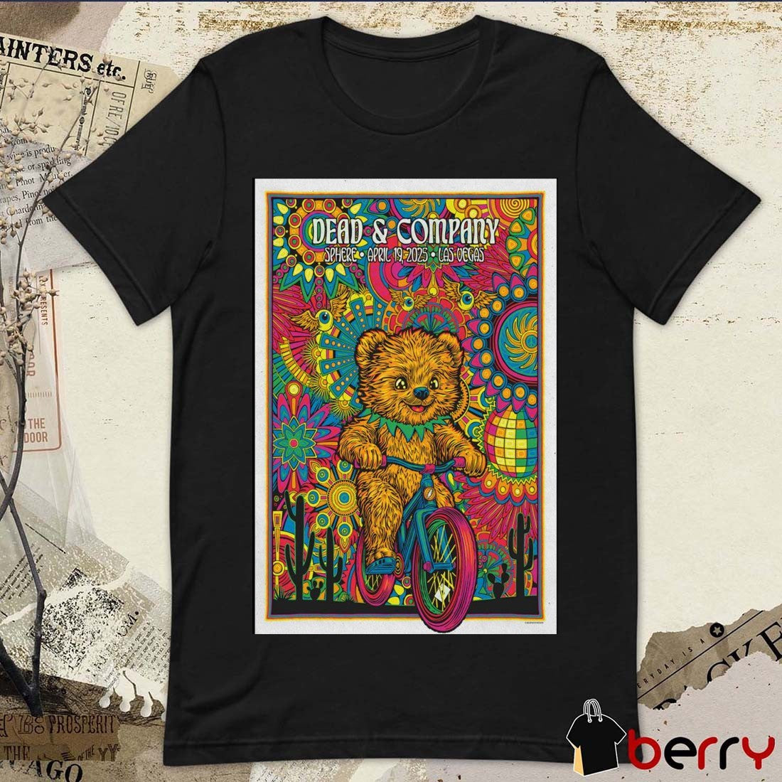 Poster Dead & Company April 19 2025 Sphere Las Vegas Nevada t-shirt