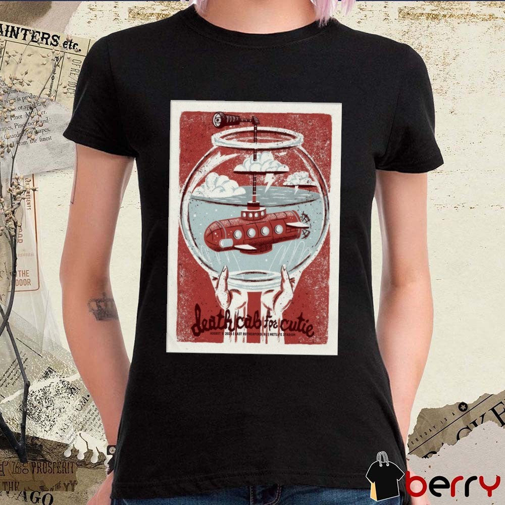 Poster Death Cab For Cutie August 9 2025 MetLife Stadium In East Rutherford NJ t-shirt