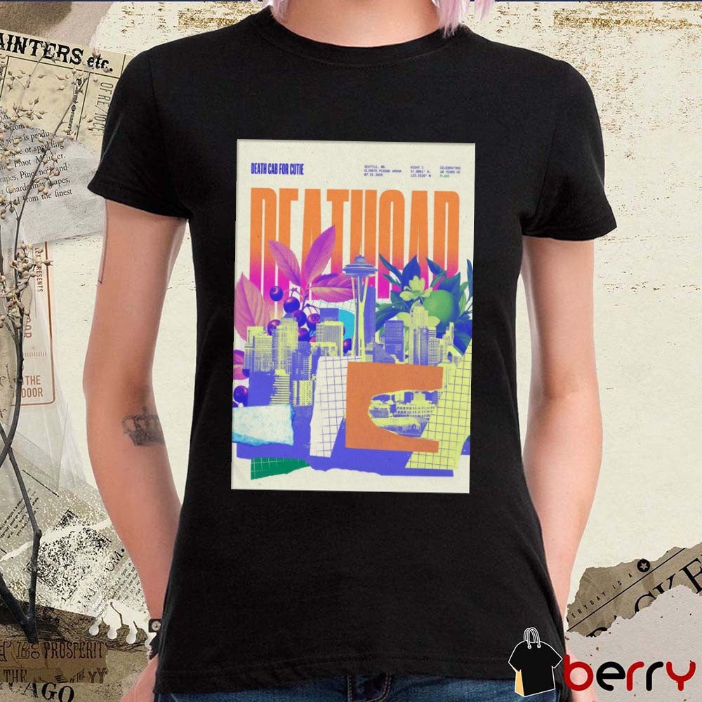 Poster Death Cab For Cutie In Seattle WA Climate Pledge Arena On July 31 2025 t-shirt