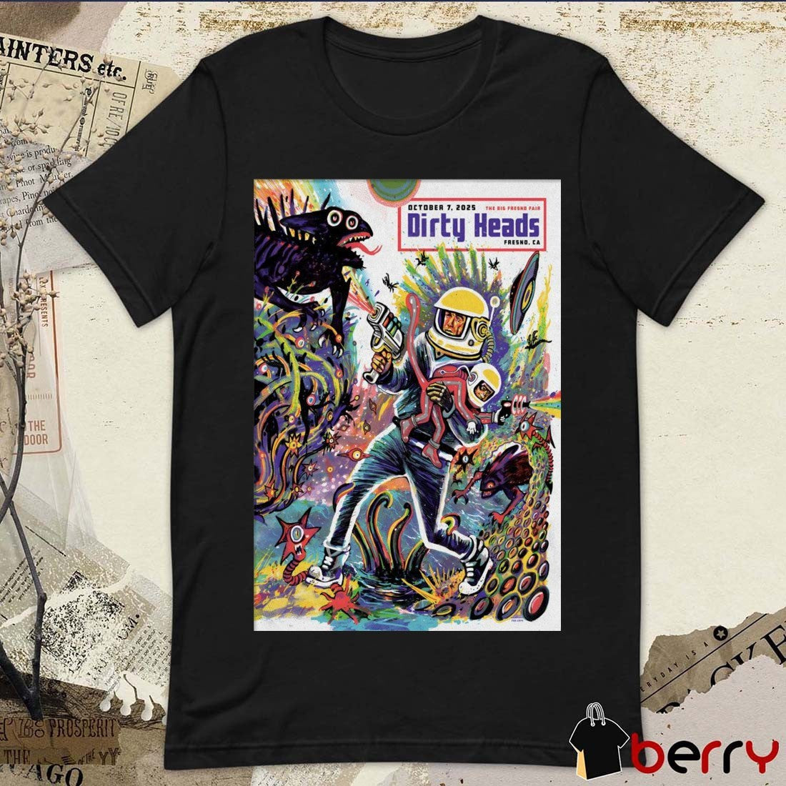 Poster Dirty Heads The Big Fresno Fair At Fresno Fairgrounds Fresno CA On October 7 2025 t-shirt