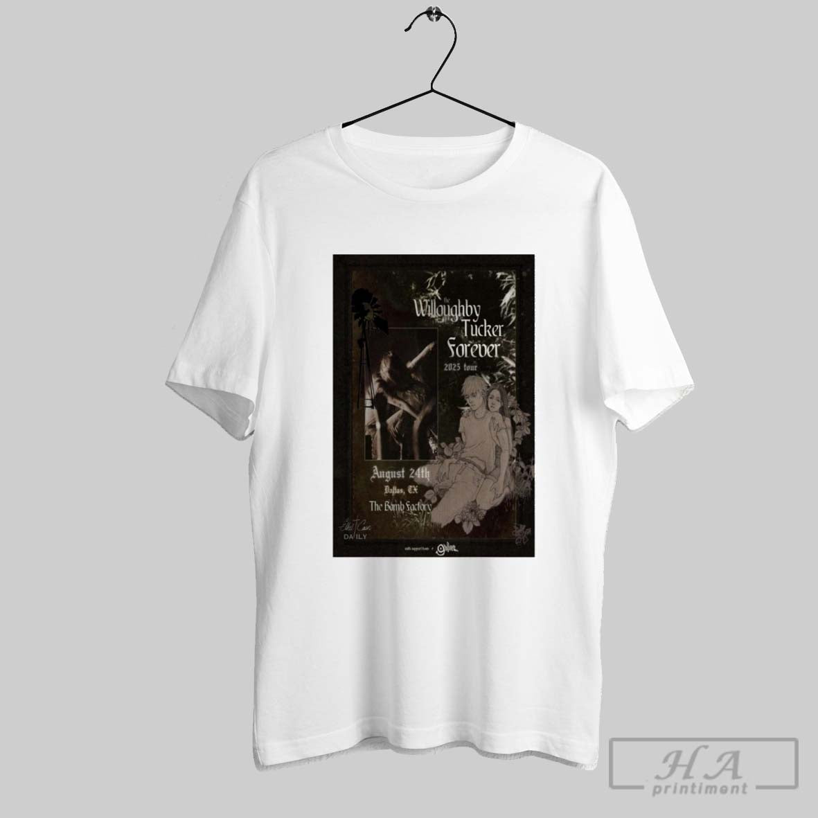 Official Poster Ethel Cain August 24 2025 The Bomb Factory Dallas Tx T Shirt