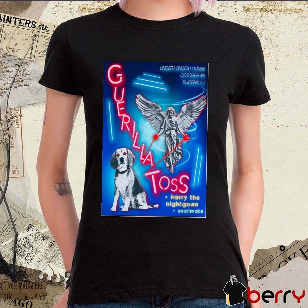 Poster Guerilla Toss Linger Longer Lounge October 4 2025 In Phoenix AZ t-shirt