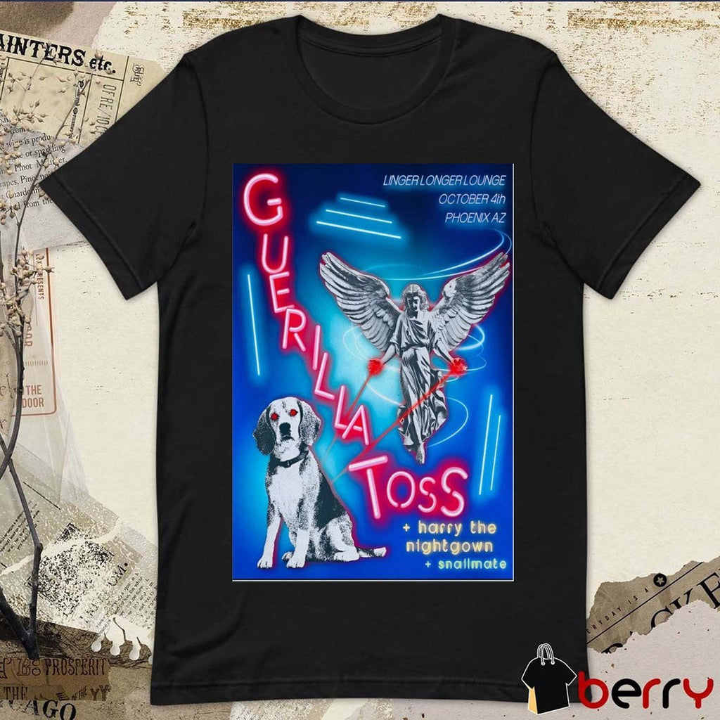 Poster Guerilla Toss Linger Longer Lounge October 4 2025 In Phoenix AZ t-shirt