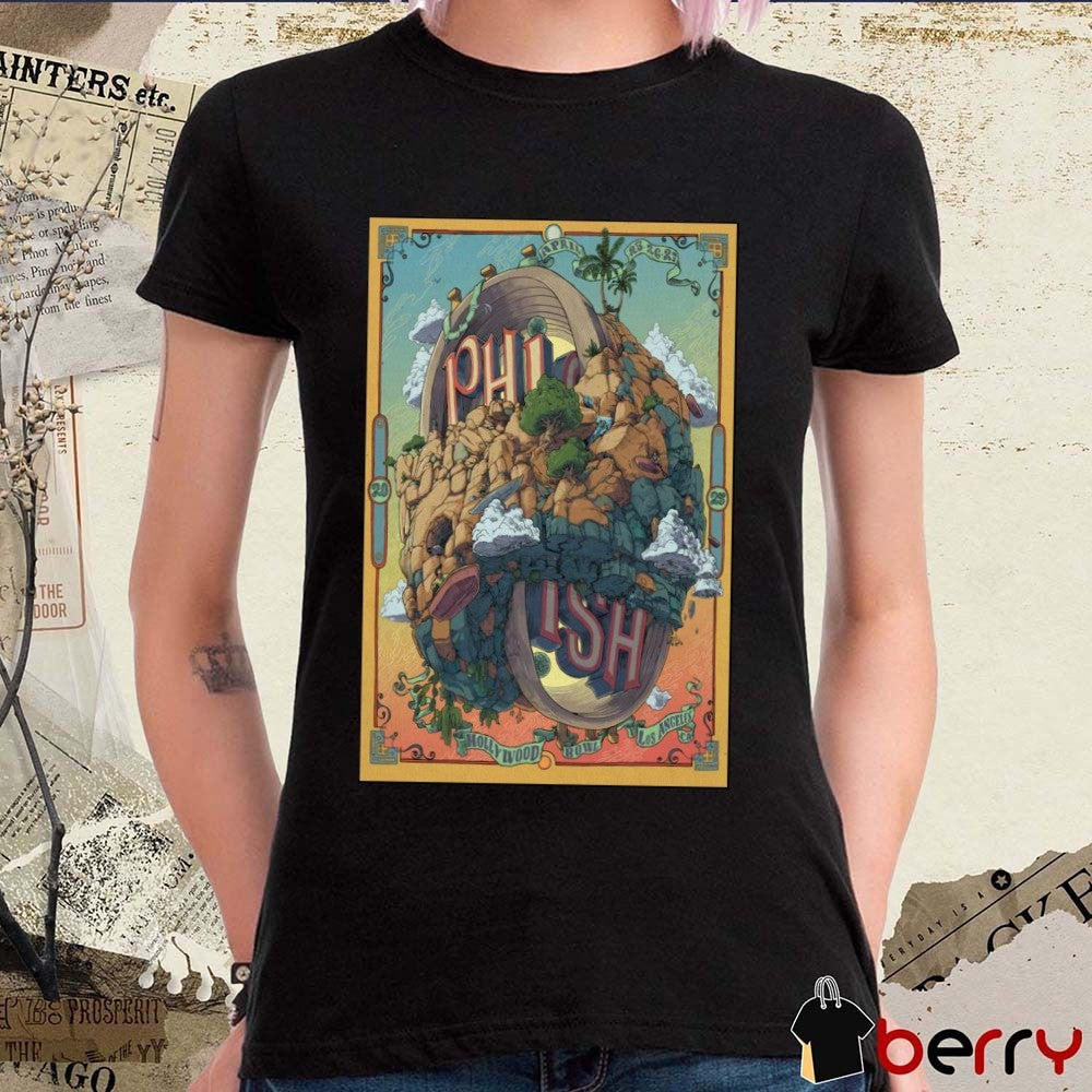 Poster Hollywood Bowl Los Angeles CA April 25-26-27 2025 Phish t-shirt