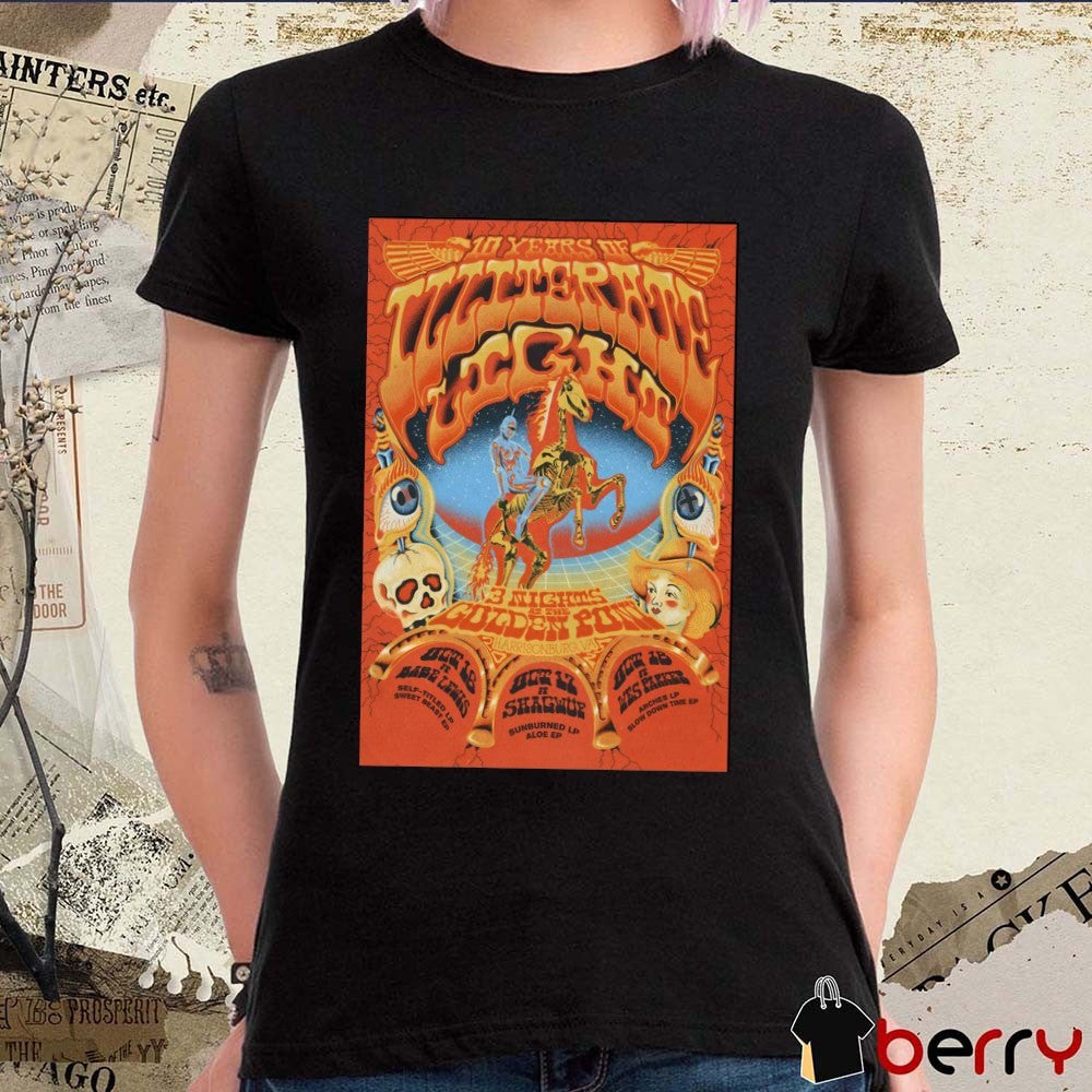 Poster Illiterate Light October 16-18 2025 The Golden Pony in Harrisonburg VA t-shirt