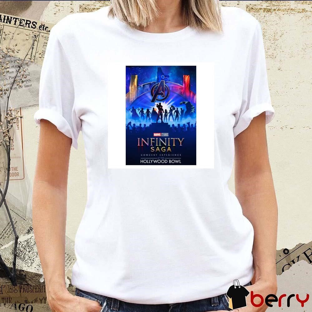 Poster Infinity Saga Concert Experience At The Hollywood Bowl 2025 t-shirt