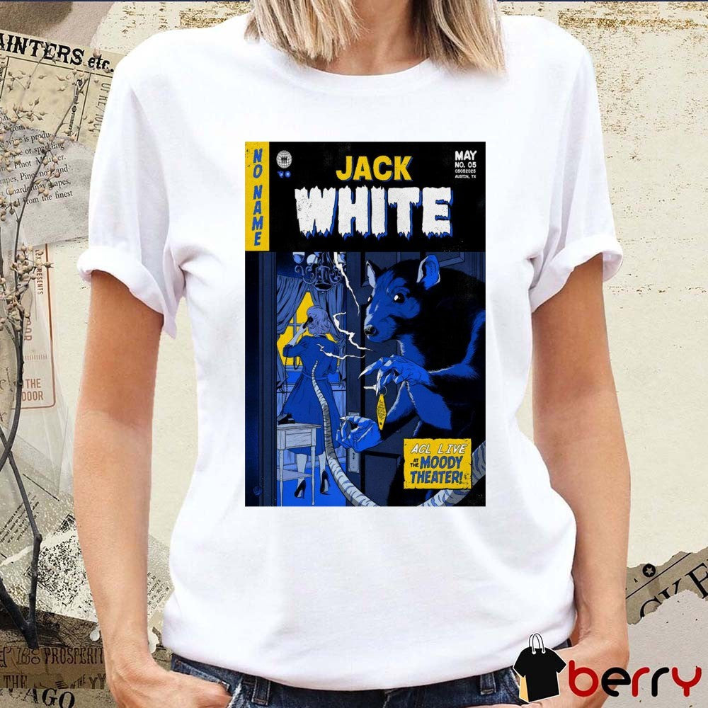 Poster Jack White ACL Live At The Moody Theater Austin TX May 5 2025 Tour t-shirt