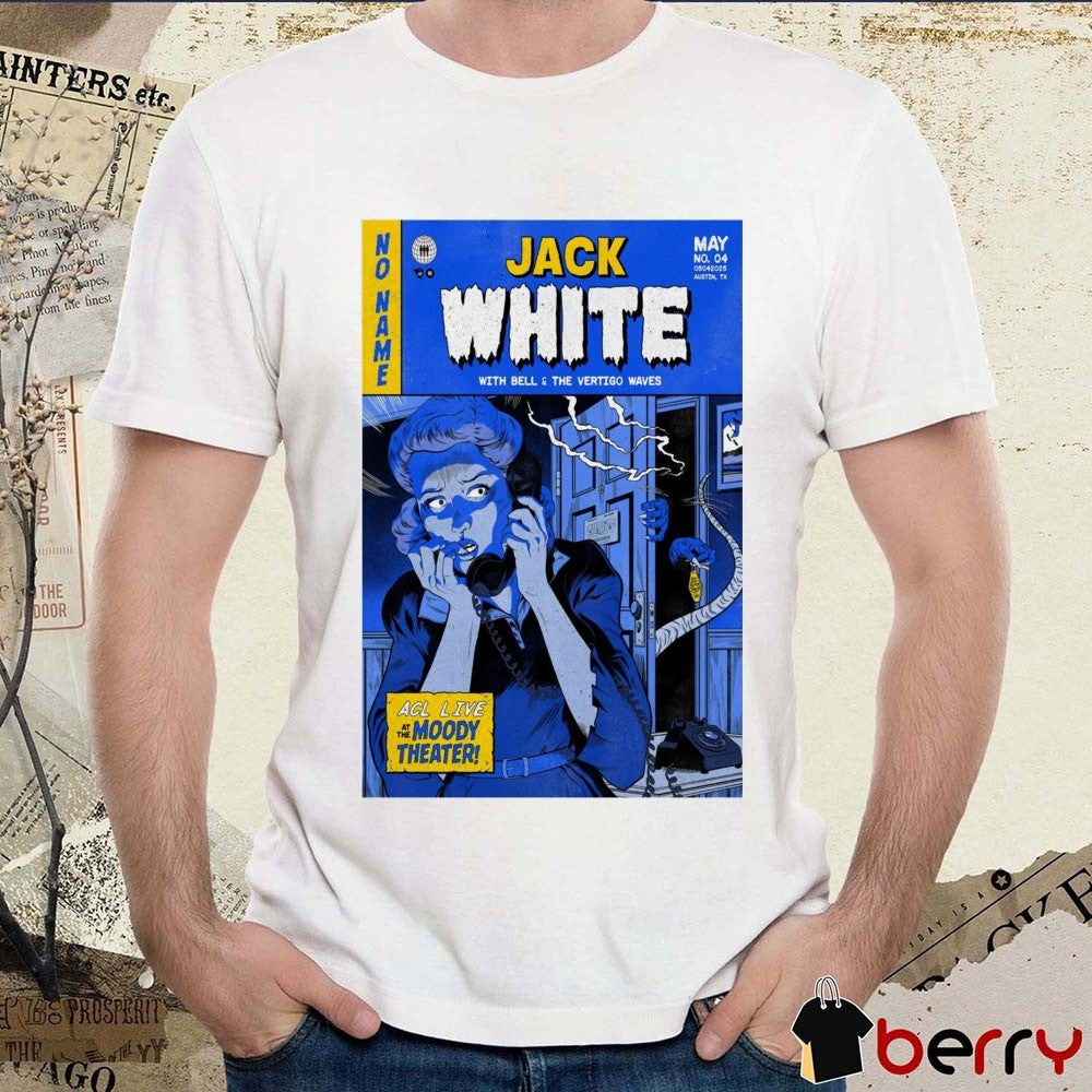 Poster Jack White ACL Live at The Moody Theater in Austin TX on May 4 2025 Concert t-shirt