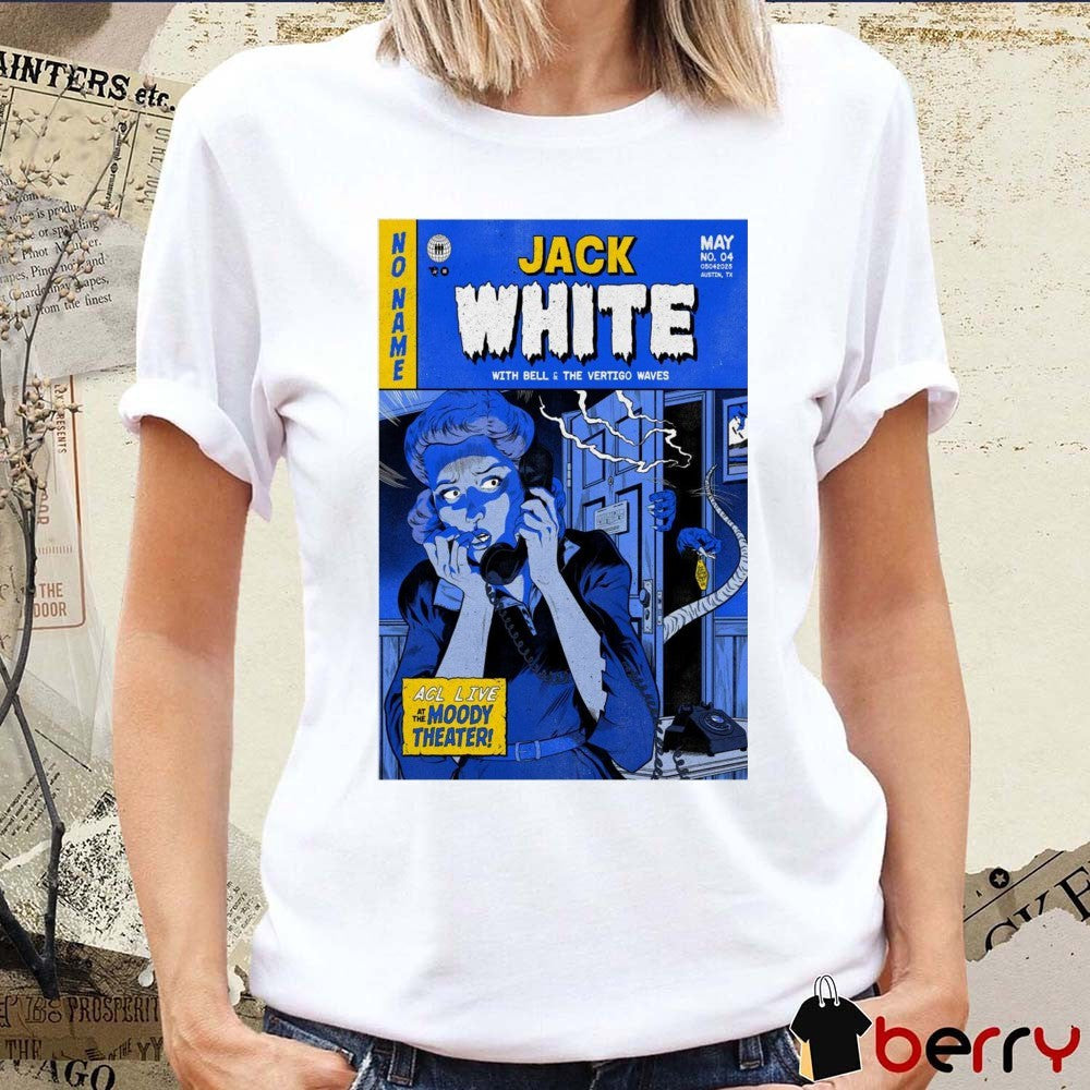 Poster Jack White ACL Live at The Moody Theater in Austin TX on May 4 2025 Concert t-shirt