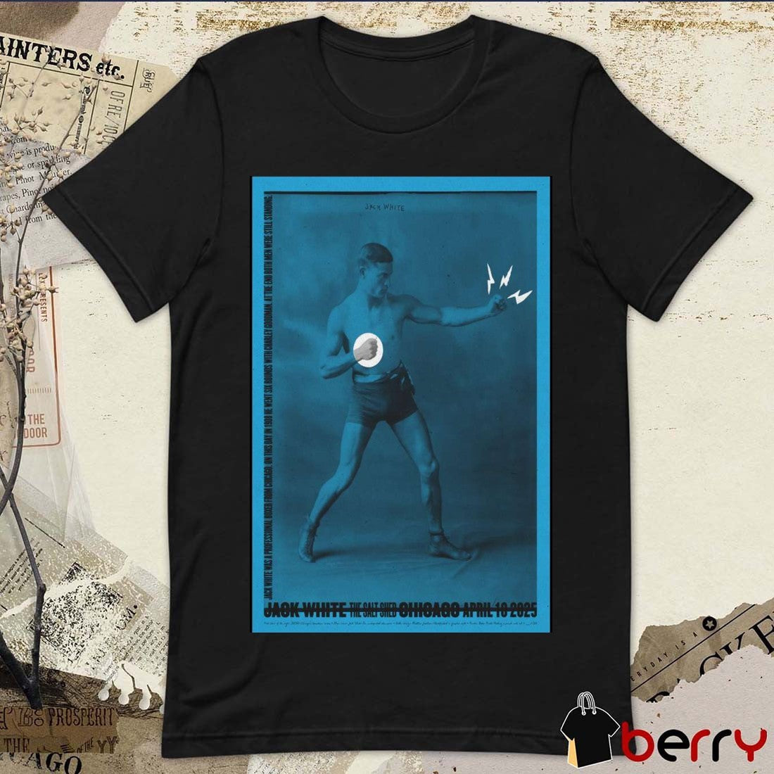 Poster Jack White At The Salt Shed Indoors In Chicago IL On April 10 2025 Tour t-shirt