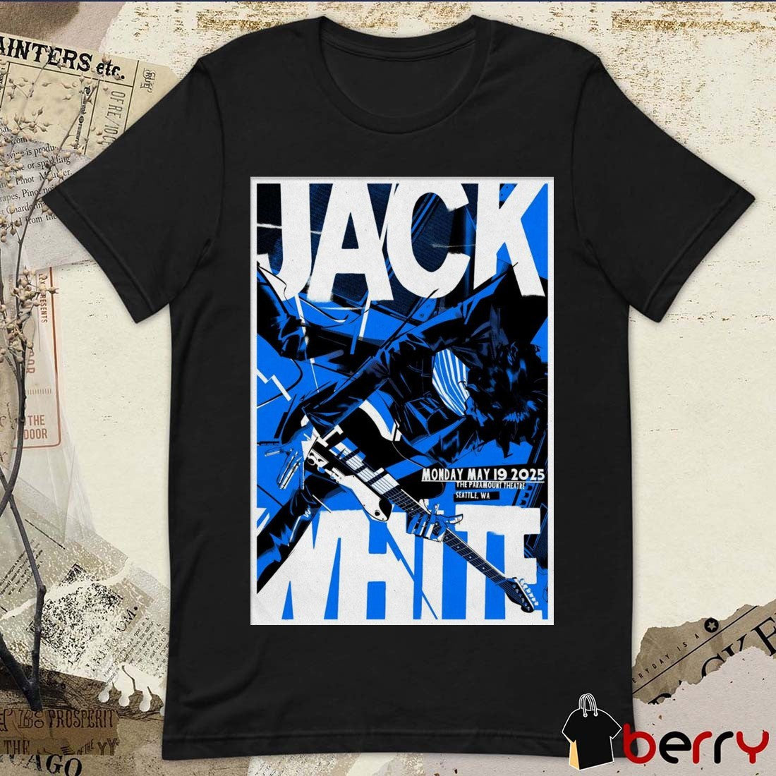 Poster Jack White May 19 2025 The Paramount Theatre In Seattle WA t-shirt