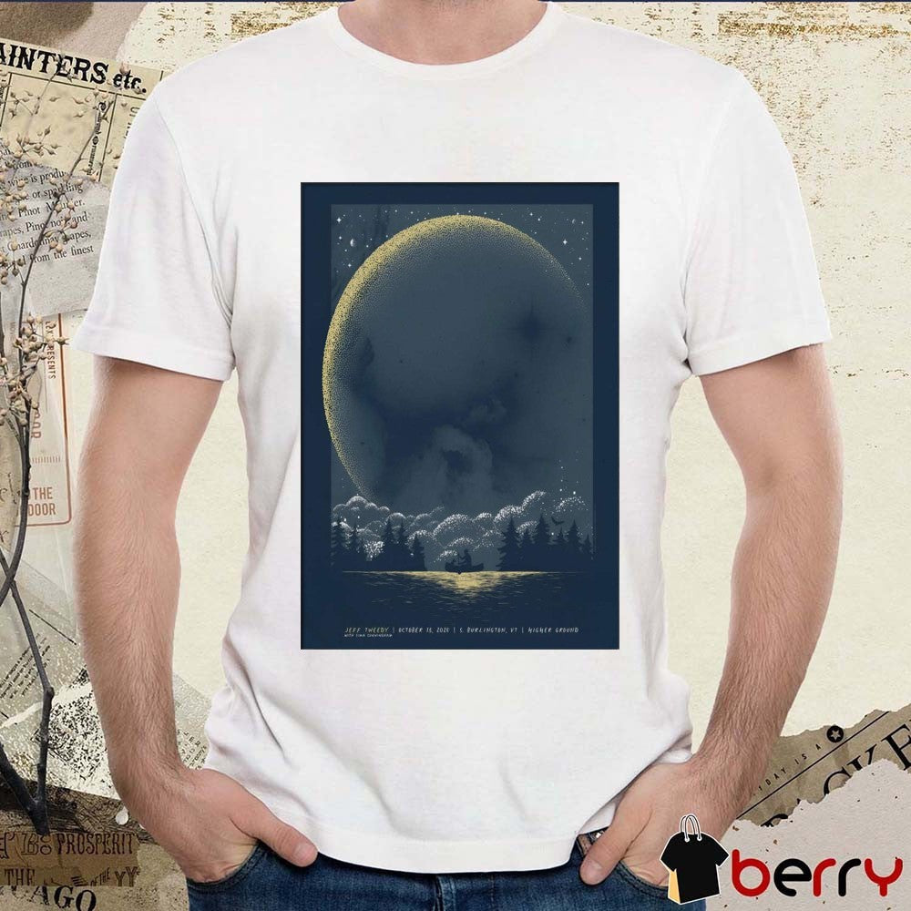 Poster Jeff Tweedy At Higher Ground On October 13 2025 in St Burlington VT t-shirt