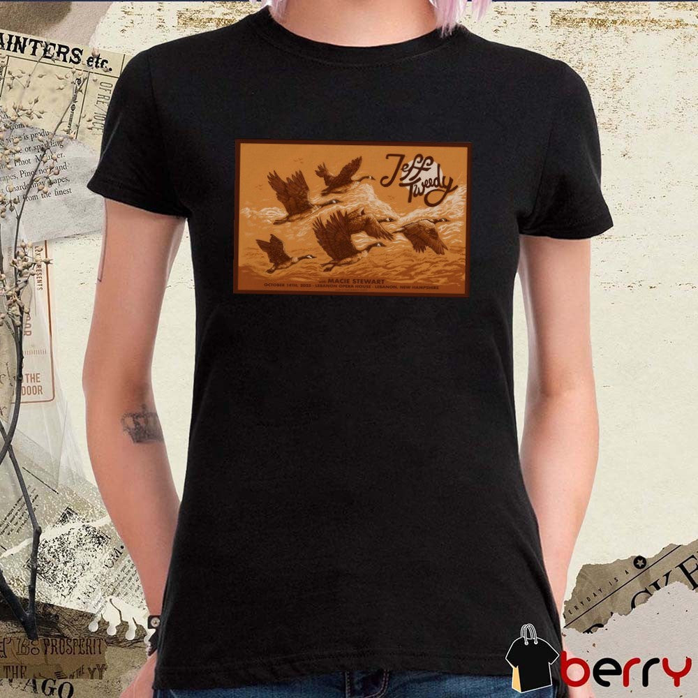 Poster Jeff Tweedy Lebanon NH October 14 2025 Lebanon Opera House t-shirt