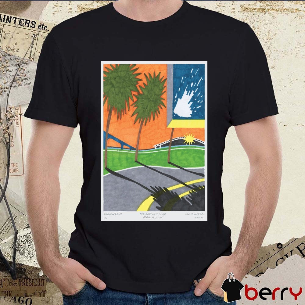 Poster Khruangbin April 18 2025 The BayCare Sound Clearwater FL t-shirt