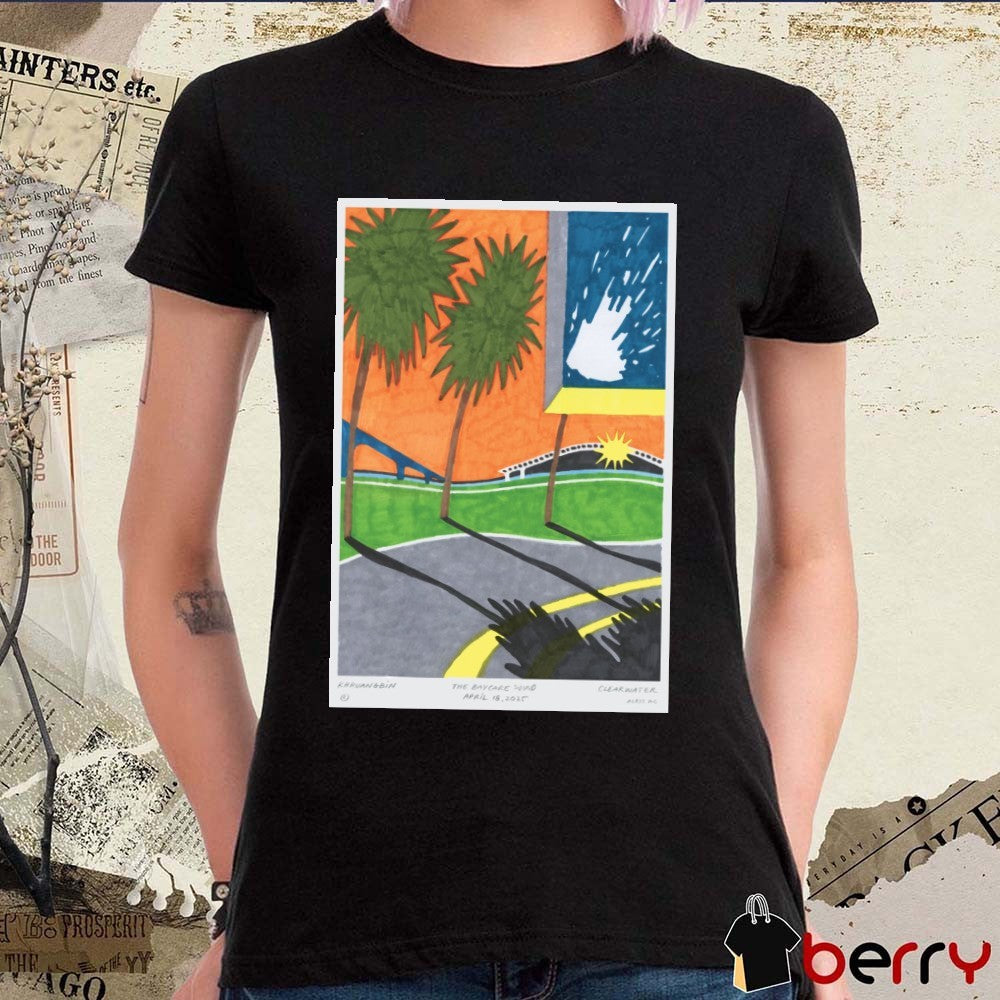 Poster Khruangbin April 18 2025 The BayCare Sound Clearwater FL t-shirt