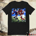 Poster Lamar Jackson passes Michael Vick for the all-time QB rushing yards record t-shirt