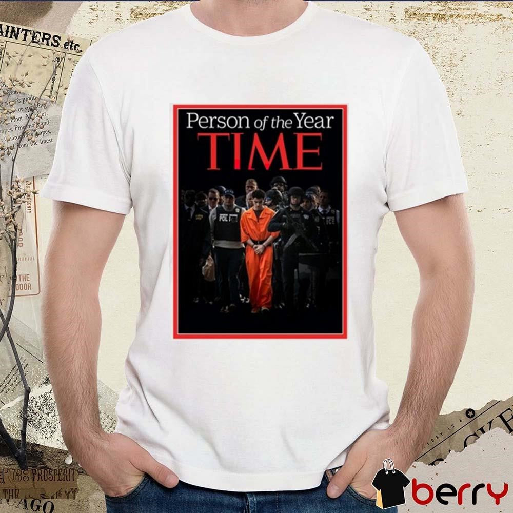 Poster Luigi Mangione Person Of The Year Time t-shirt