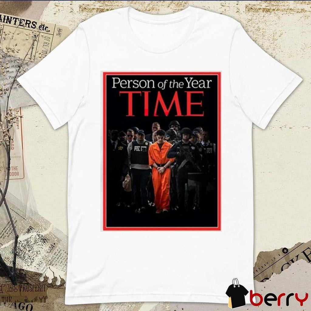 Poster Luigi Mangione Person Of The Year Time t-shirt