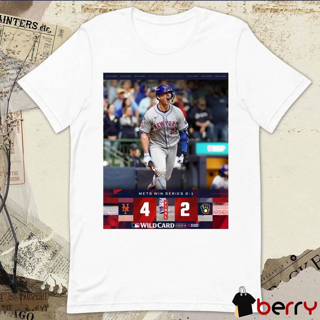 Poster MLB New York Mets Punched back Postseason National League Wild Card 2024 t-shirt