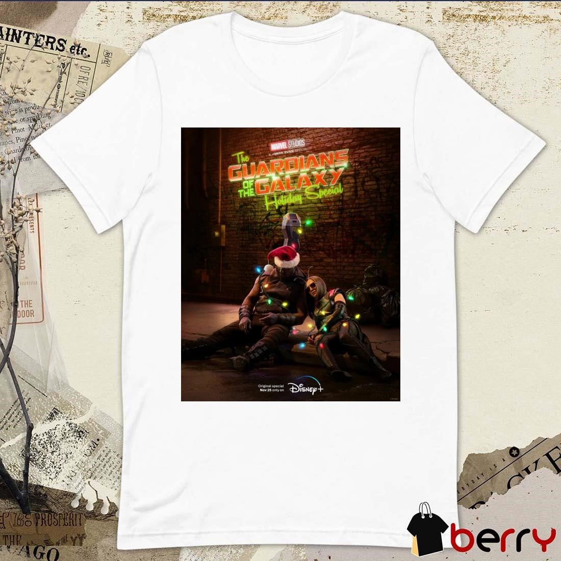Poster Marvel Studios The Guardians Of The Galaxy Holiday Special Christmas Nov 25 2024 t-shirt
