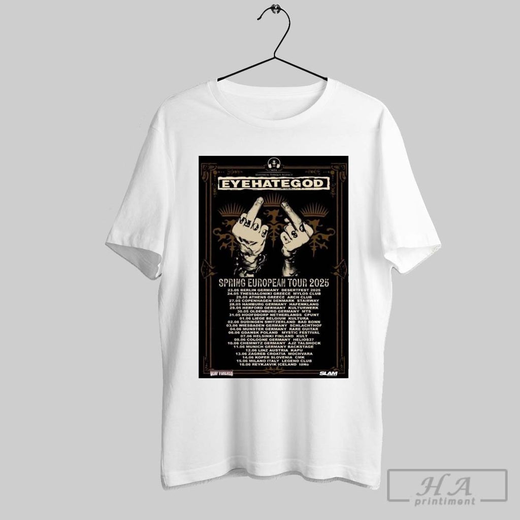 Official Poster Maximum Torque Agency Eyehategod Spring European Tour 2025 Dates