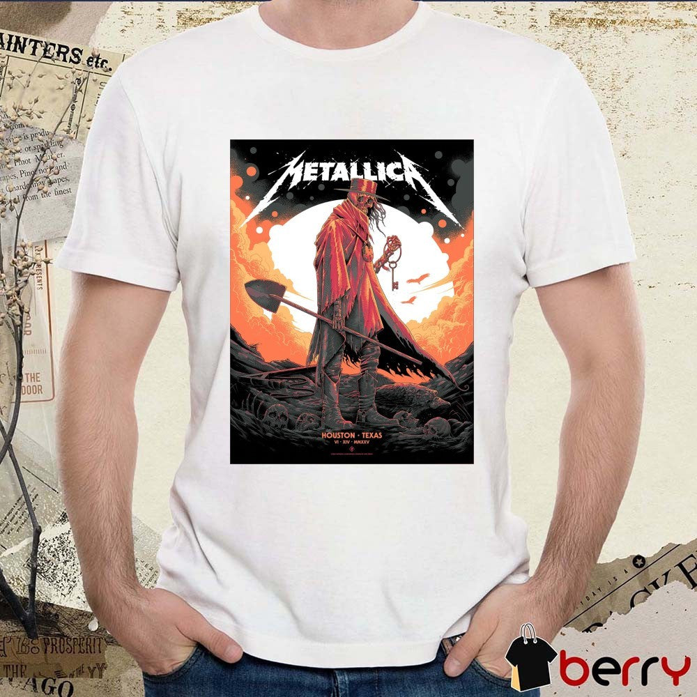 Poster Metallica M72 Houston Texas June 14 2025 At NRG Stadium North American Tour t-shirt