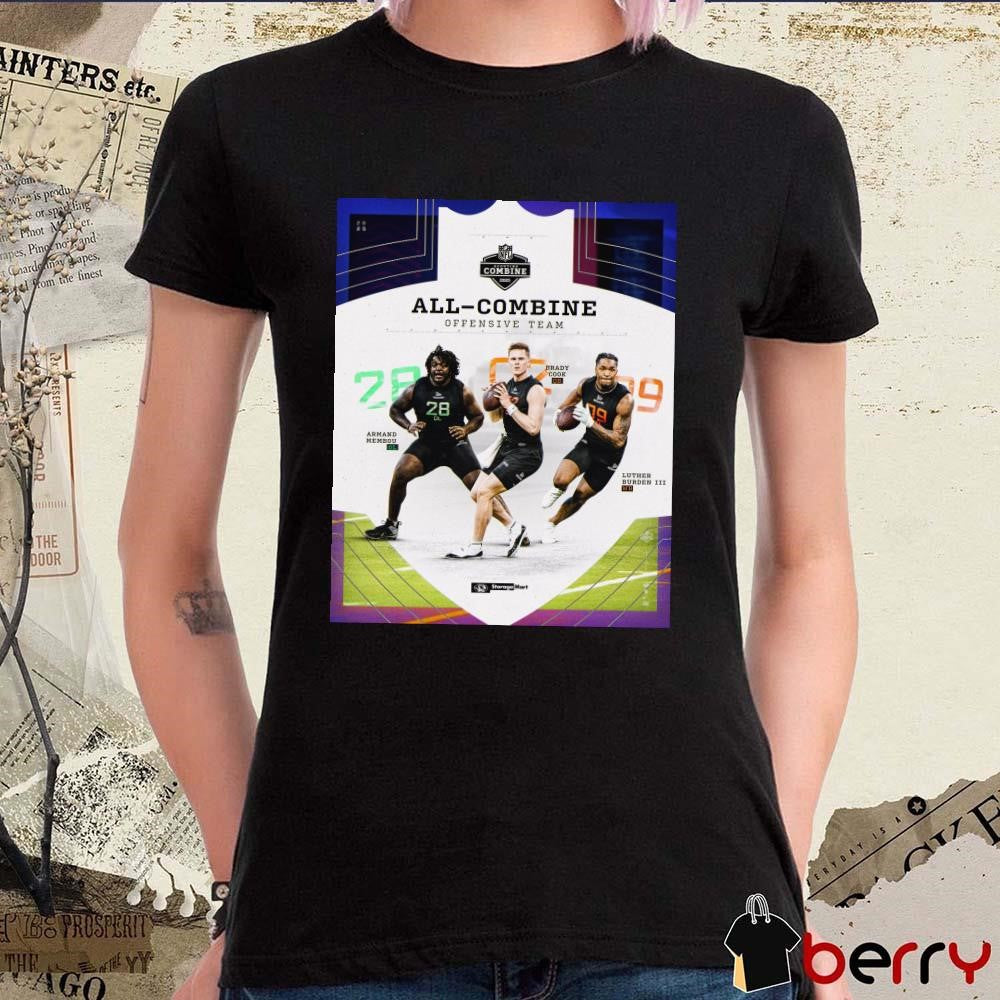 Poster Missouri Tigers football All-Combine Offensive Team Armand Membou Brady Cook Luther Burden III NFL Combine t-shirt