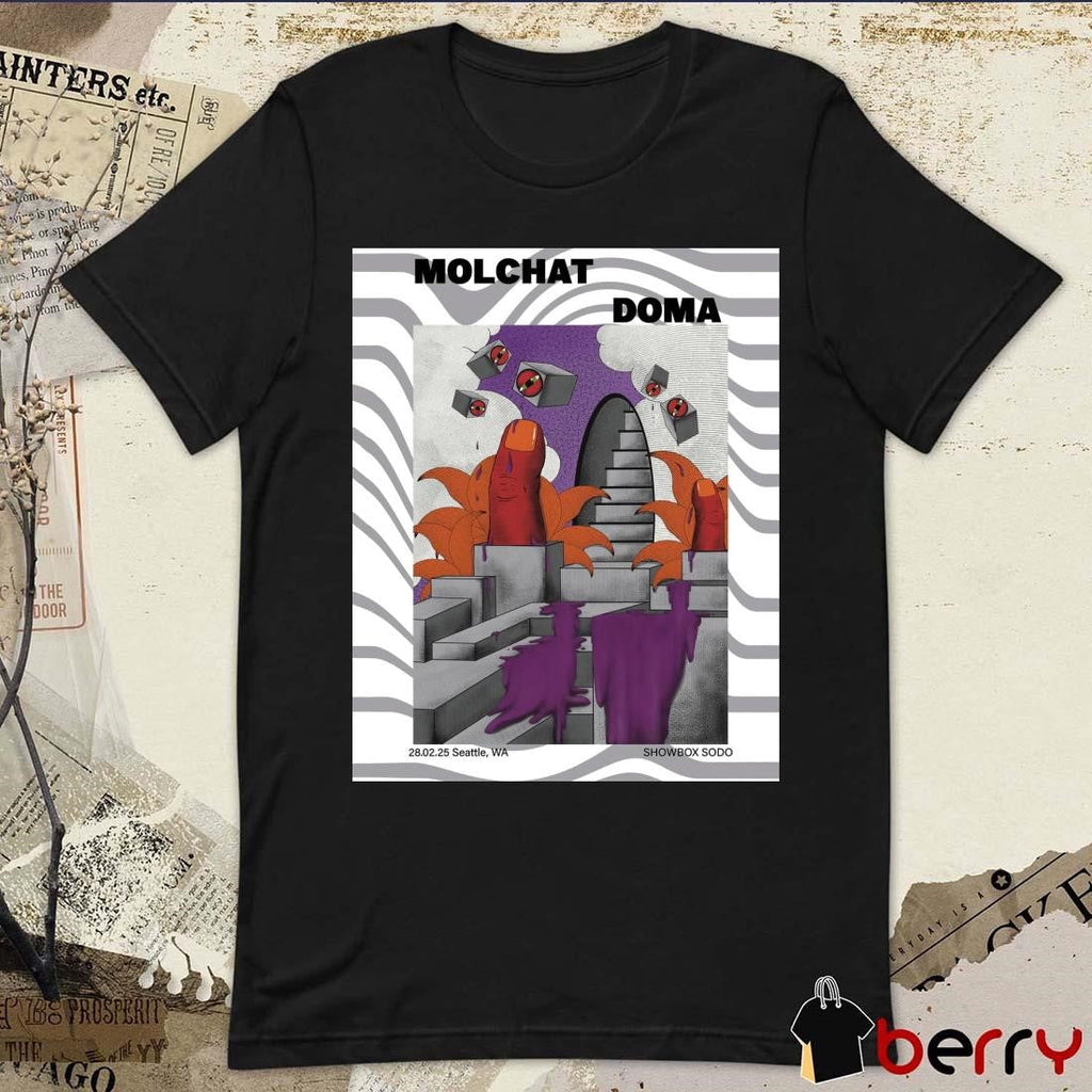 Poster Molchat Doma February 28 2025 Showbox Sodo in Seattle WA t-shirt