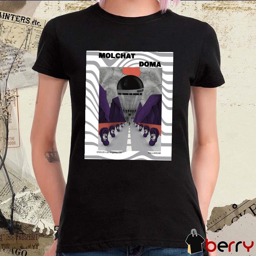 Poster Molchat Doma March 7 2025 Palladium In Los Angeles CA t-shirt