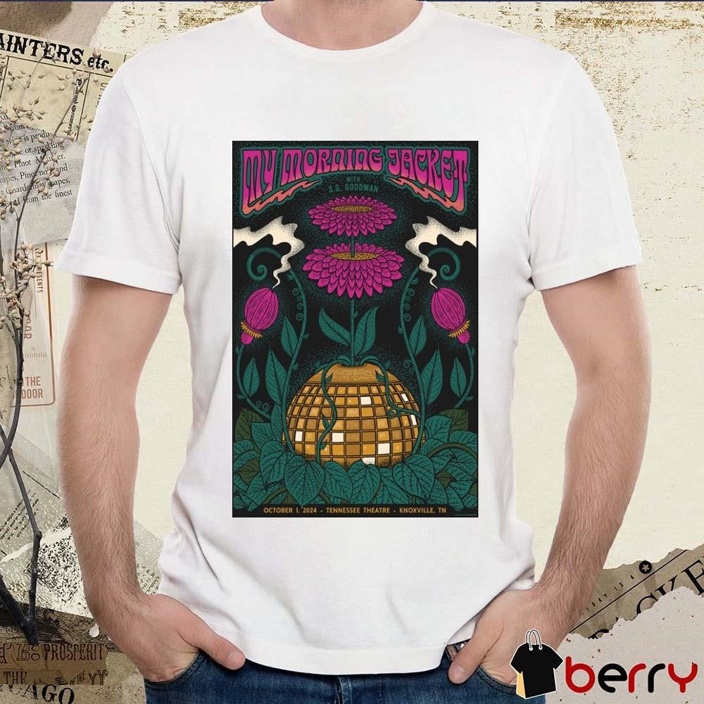 Poster My Morning Jacket October 1-2024 Tennessee Theatre Knoxville, TN Tour t-shirt