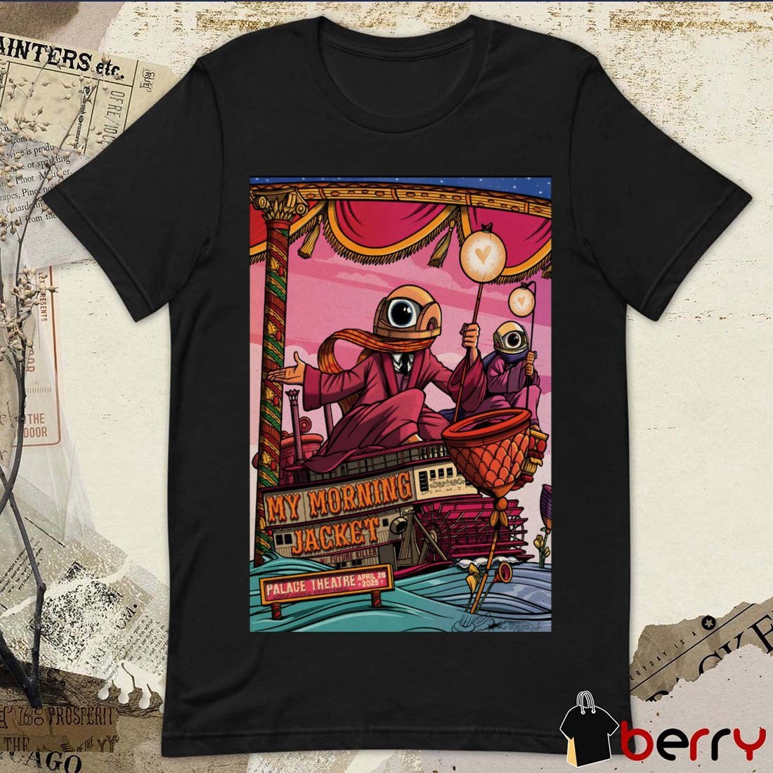 Poster My Morning Jacket Palace Theatre Louisville KY April 26 2025 t-shirt