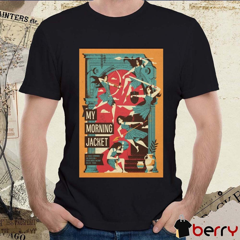 Poster My Morning Jacket The Pavilion at Toyota Music Factory Dallas TX April 12 2025 Concert t-shirt