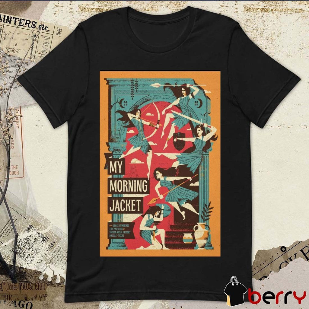 Poster My Morning Jacket The Pavilion at Toyota Music Factory Dallas TX April 12 2025 Concert t-shirt