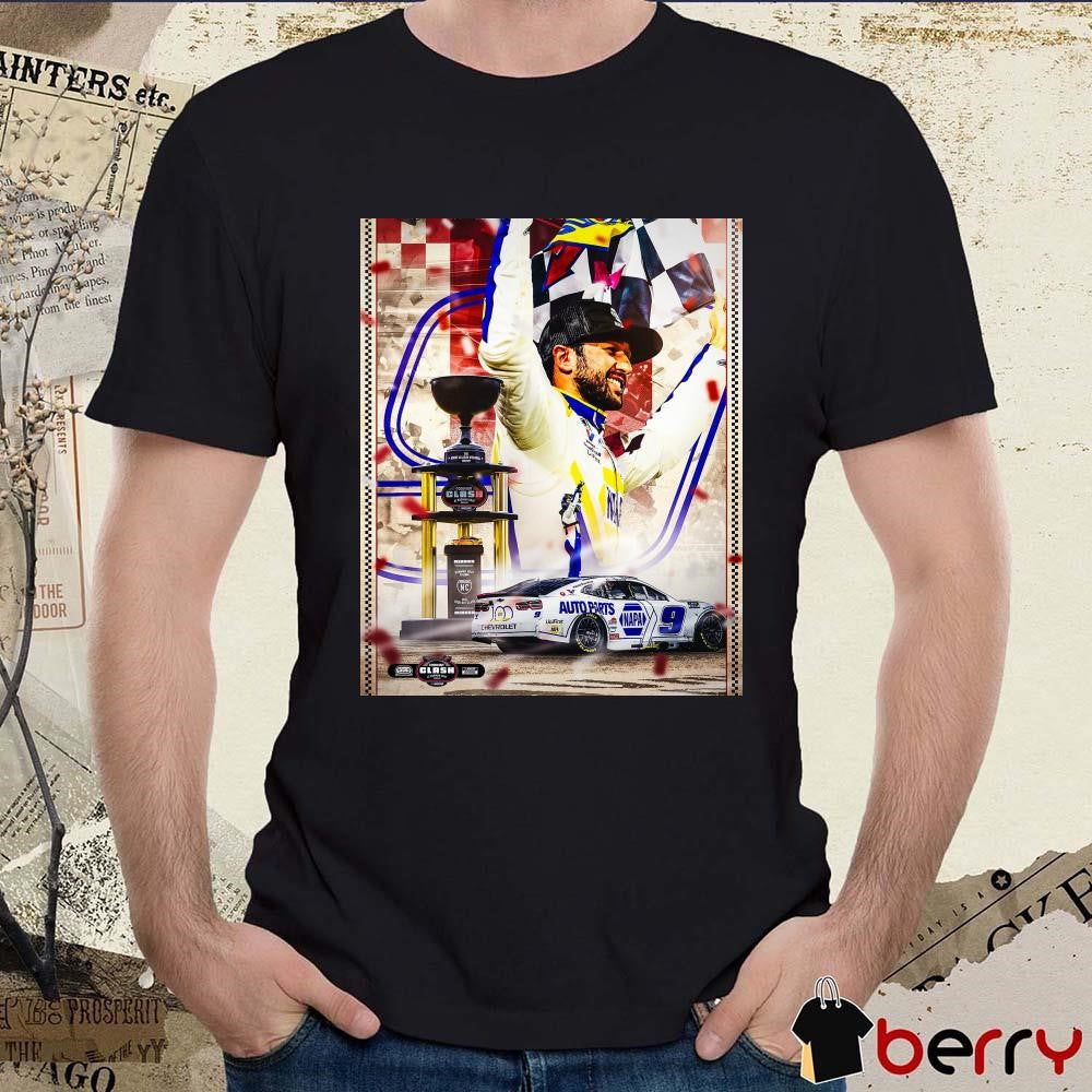 Poster NASCAR Chase Elliott Team Hendrick 1-For-1 In 2025 Clash At Bowman Gray Stadium t-shirt