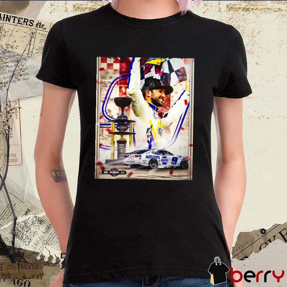 Poster NASCAR Chase Elliott Team Hendrick 1-For-1 In 2025 Clash At Bowman Gray Stadium t-shirt