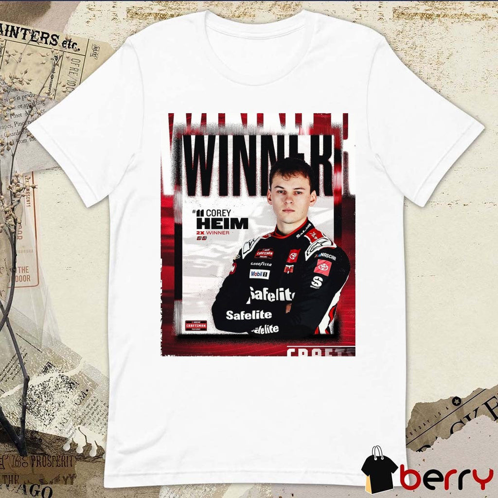 Poster NASCAR Craftsman Series 2x Winner Corey Heim wins at Las Vegas Motor Speedway t-shirt
