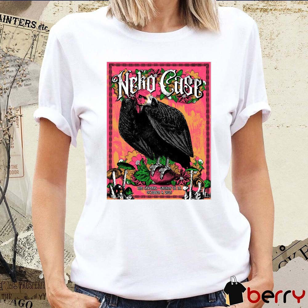 Poster Neko Case October 9 2025 The Caverns Grundy Co TN t-shirt