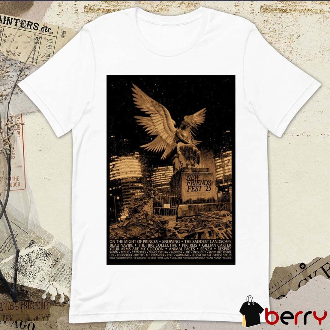 Poster New Friends Fest Lithuanian House In Toronto ON On August 1-3 2025 t-shirt