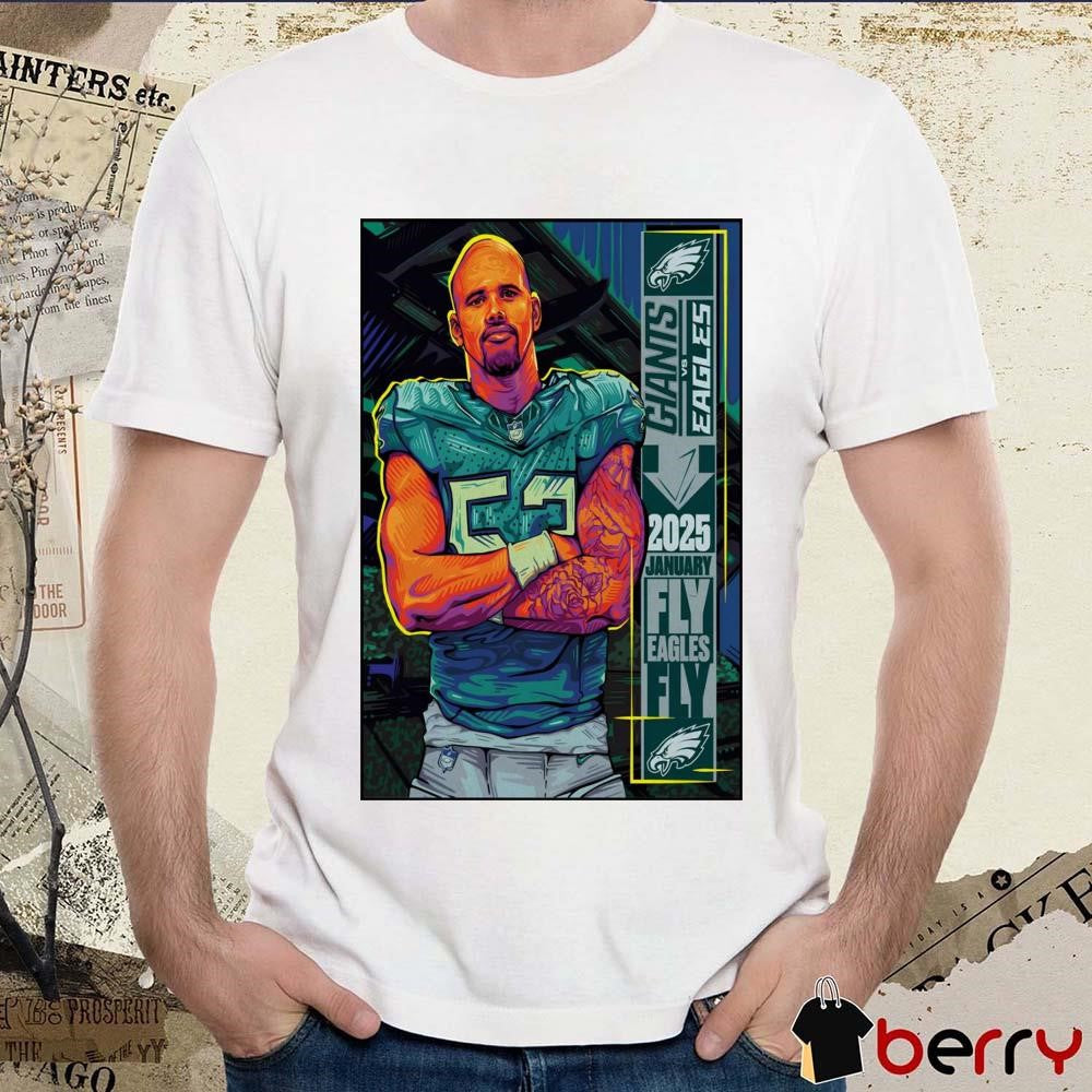 Poster New York Giants vs. Philadelphia Eagles NFL January 5 2025 At Lincoln Financial Field In Philadelphia, PA t-shirt