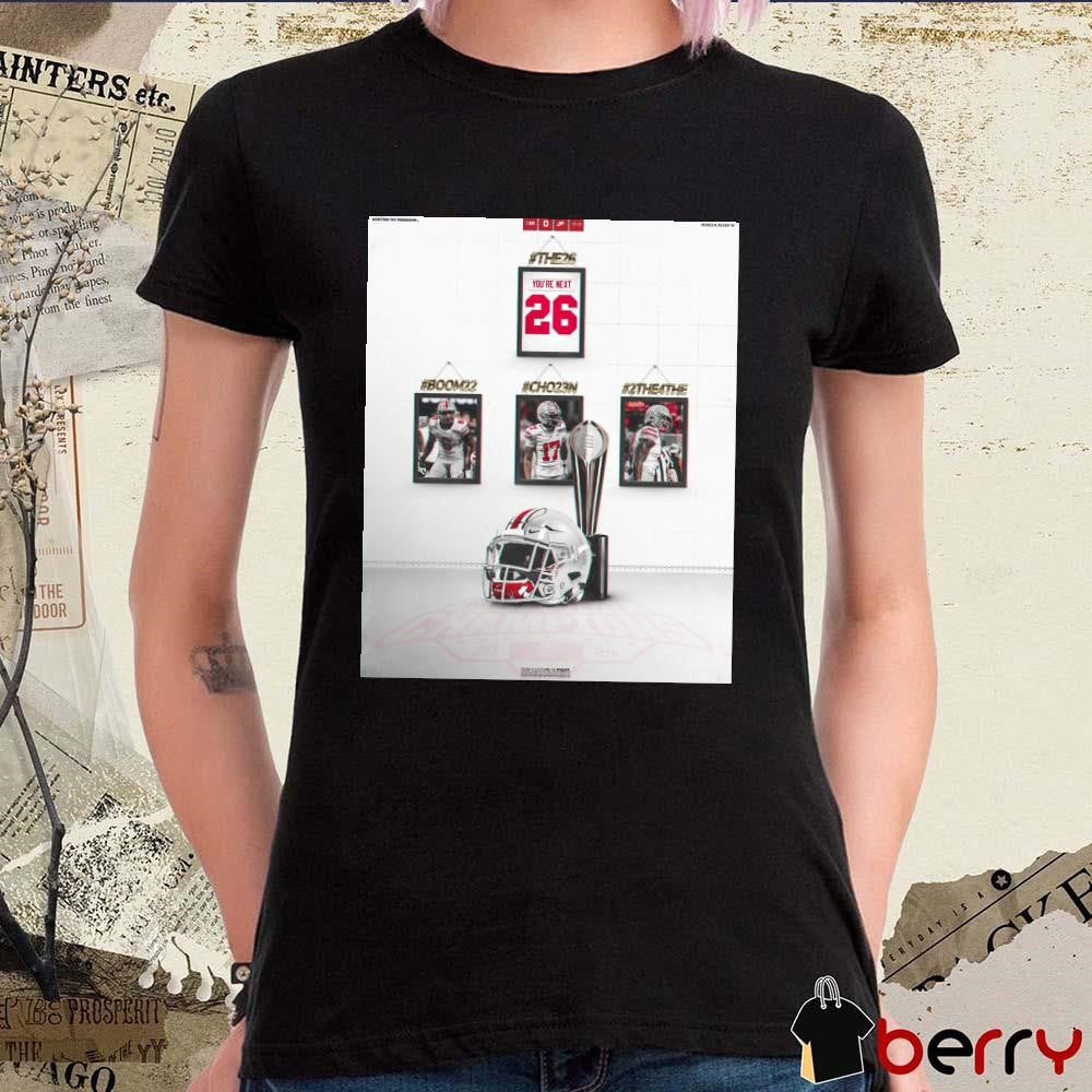Poster Ohio State Buckeyes Football The26 You’re Next 26 Boom22 Sonny Styles Cho23n Carnell Tate 2The4The Jeremiah Smith t-shirt