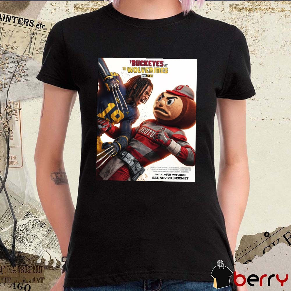 Poster Ohio State Buckeyes Vs Bryce Underwood Michigan Wolverines Saturday November 29, 2025 t-shirt