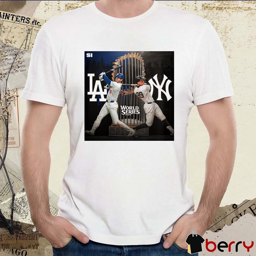 Poster Ohtani Los Angeles Dodgers vs. Judge New York Yankees World Series 2024 t-shirt