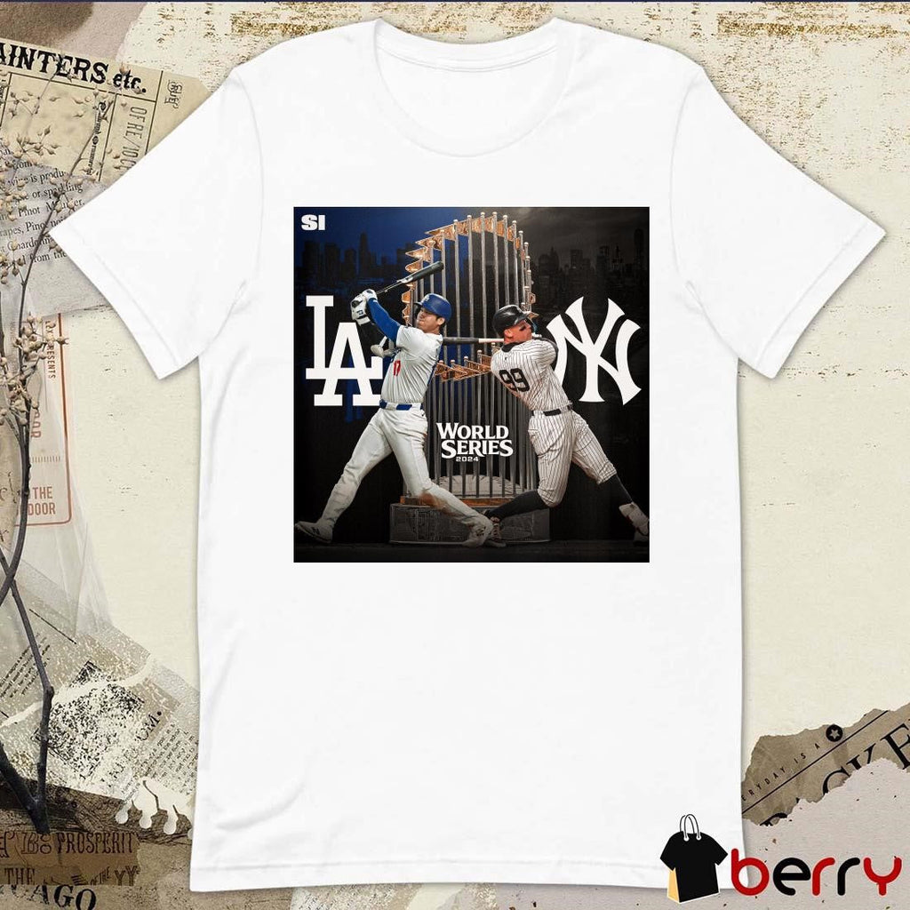 Poster Ohtani Los Angeles Dodgers vs. Judge New York Yankees World Series 2024 t-shirt