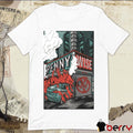 Poster Pennywise October 2-2024 Mohawk Outdoor Austin, TX Tour t-shirt