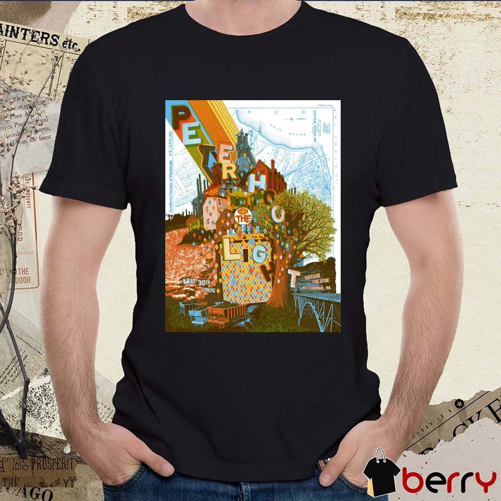 Poster Peter Hook And The Light Roxian Theatre Pittsburgh PA On May 30 2025 Tour t-shirt